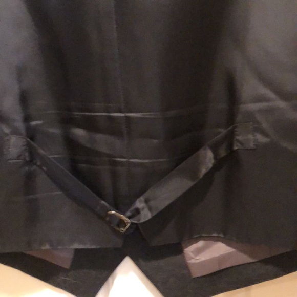 Theory Men’s Grey Wool Waist Coat / Vest- Size XXL (fits 46-48R) - Picture 7 of 8